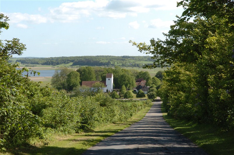 Sebber kloster og Kirkevejen op til til Vandstedgaard...